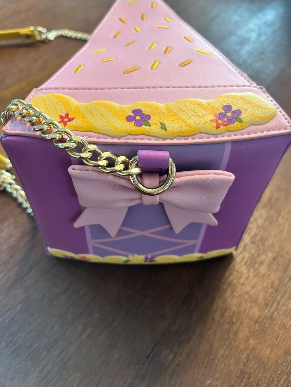 Loungefly Disney Rapunzel Birthday Cake Crossbody Bag | Collector’s Item